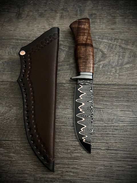 Expedition Copper Mai Damascus Hunter - Bronze or Stainless Guard